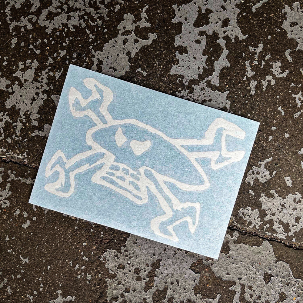 Guy Martin Spannerskull Cut Vinyl Sticker